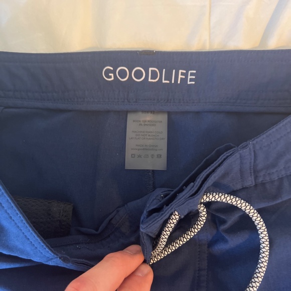 Goodlife Men's Swim Short Drawstring Blue (size 32) - Picture 3 of 9